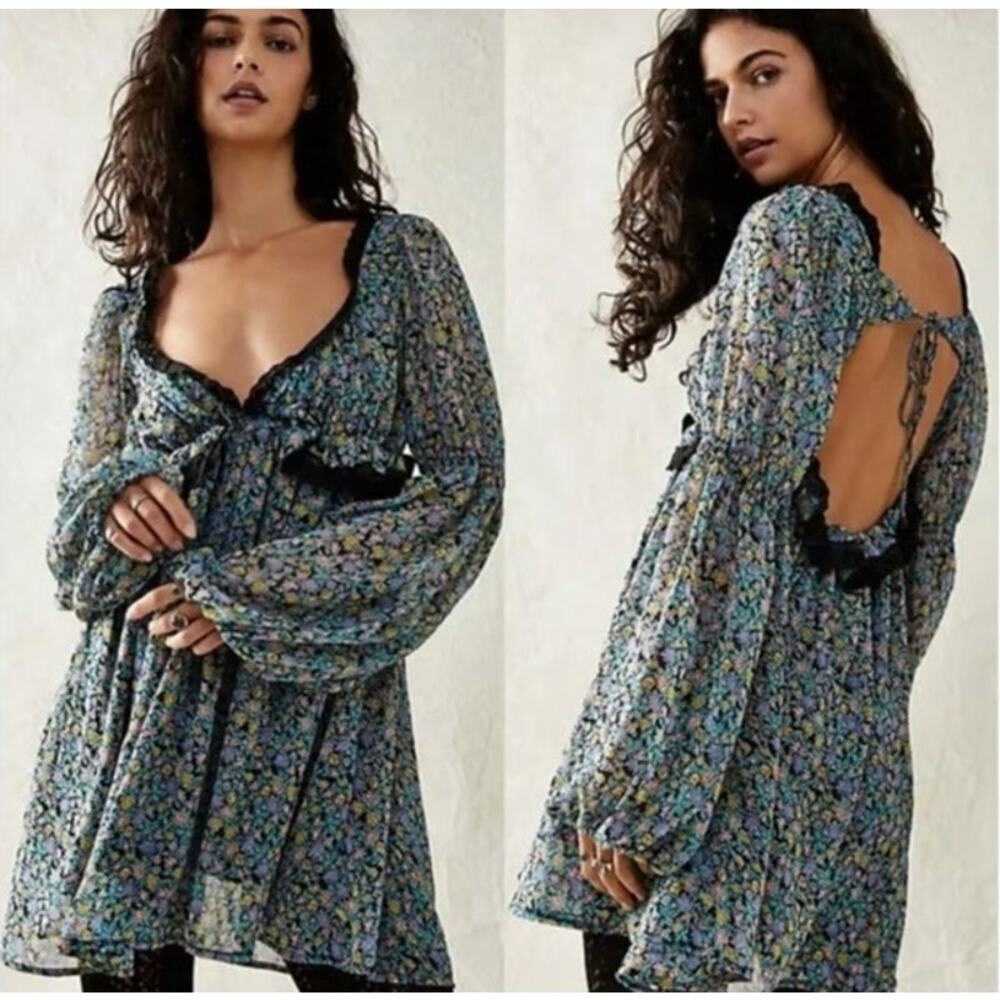 Free People Pennie Babydoll Dress Size Small
